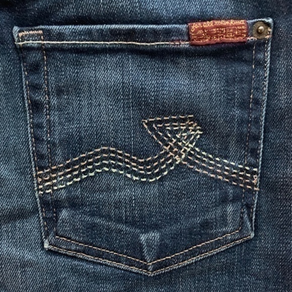 7 For All Mankind Denim Mini Skirt - Picture 5 of 8